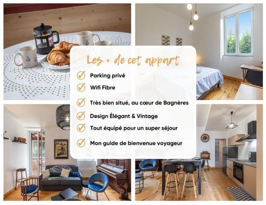 Appart Cosy Retro Voyage Avec Veranda & Piano Bagneres-de-Bigorre Exterior photo